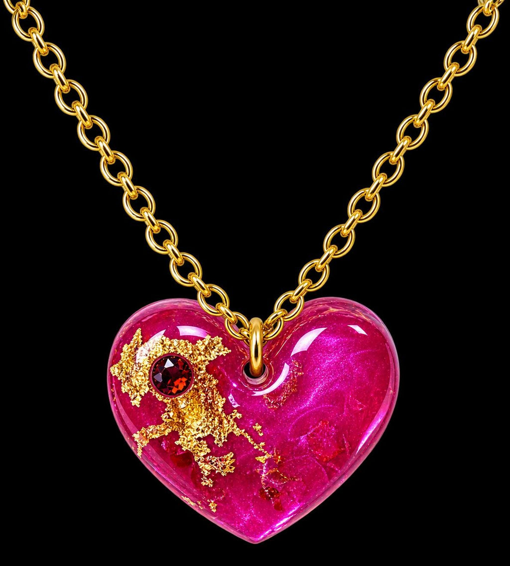 ROSE HEART PENDANT