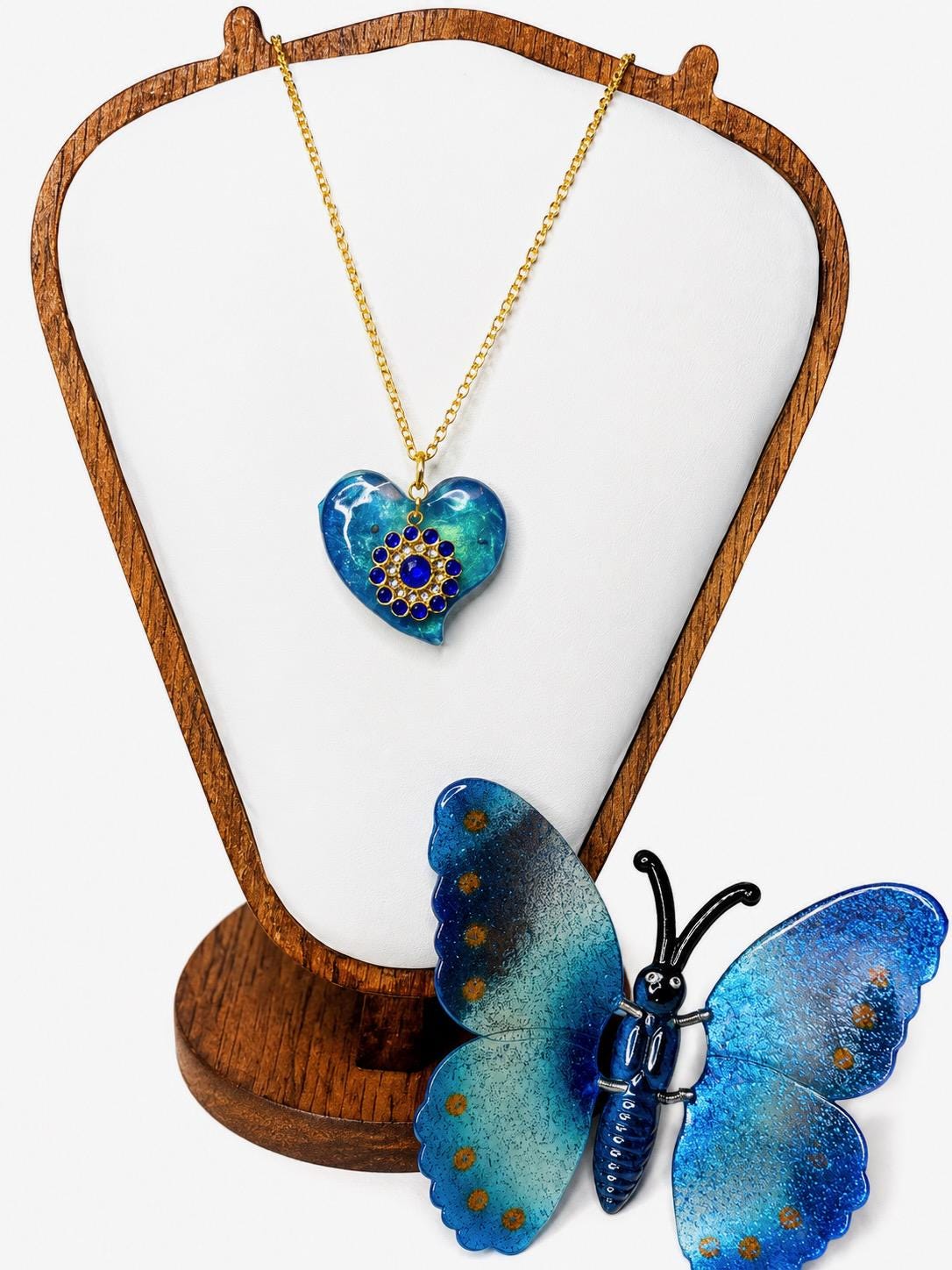 BLUE HEART PENDANT