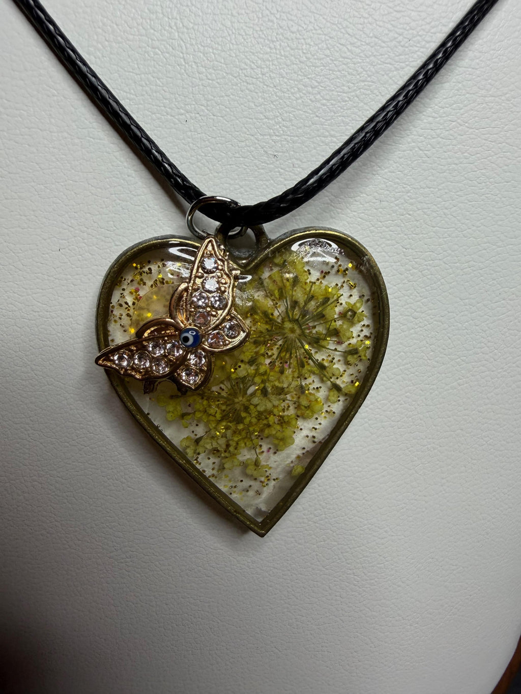 PENDANT HEART FLOWERS