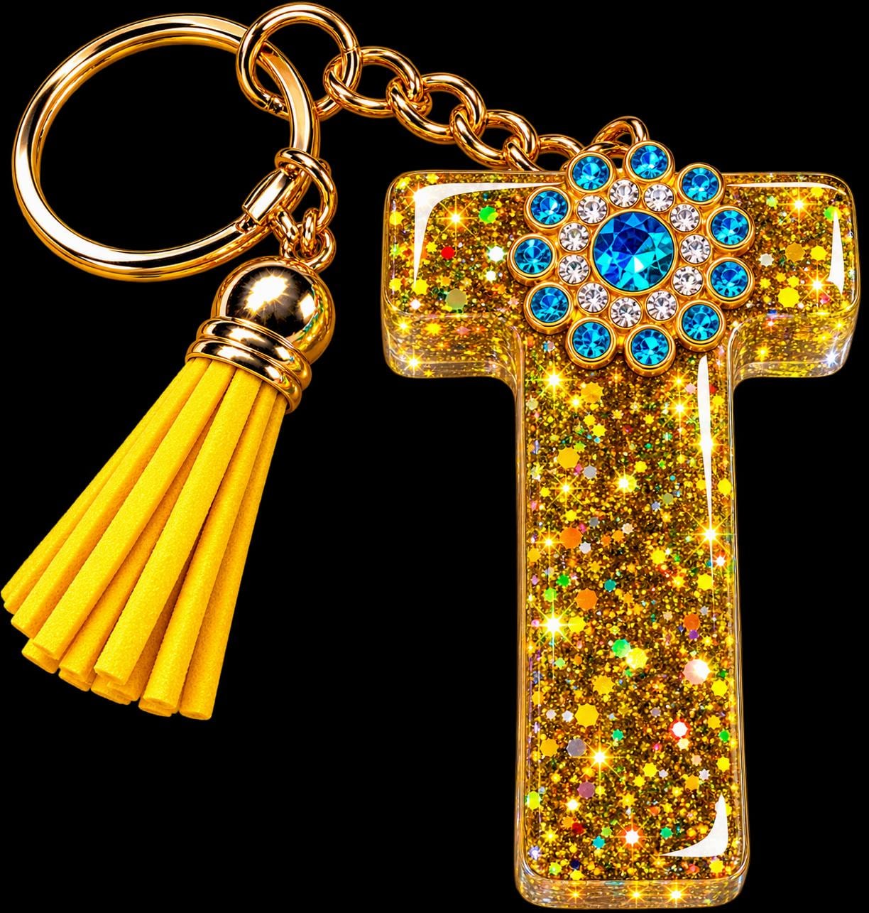 KEY RINGS LETTER T