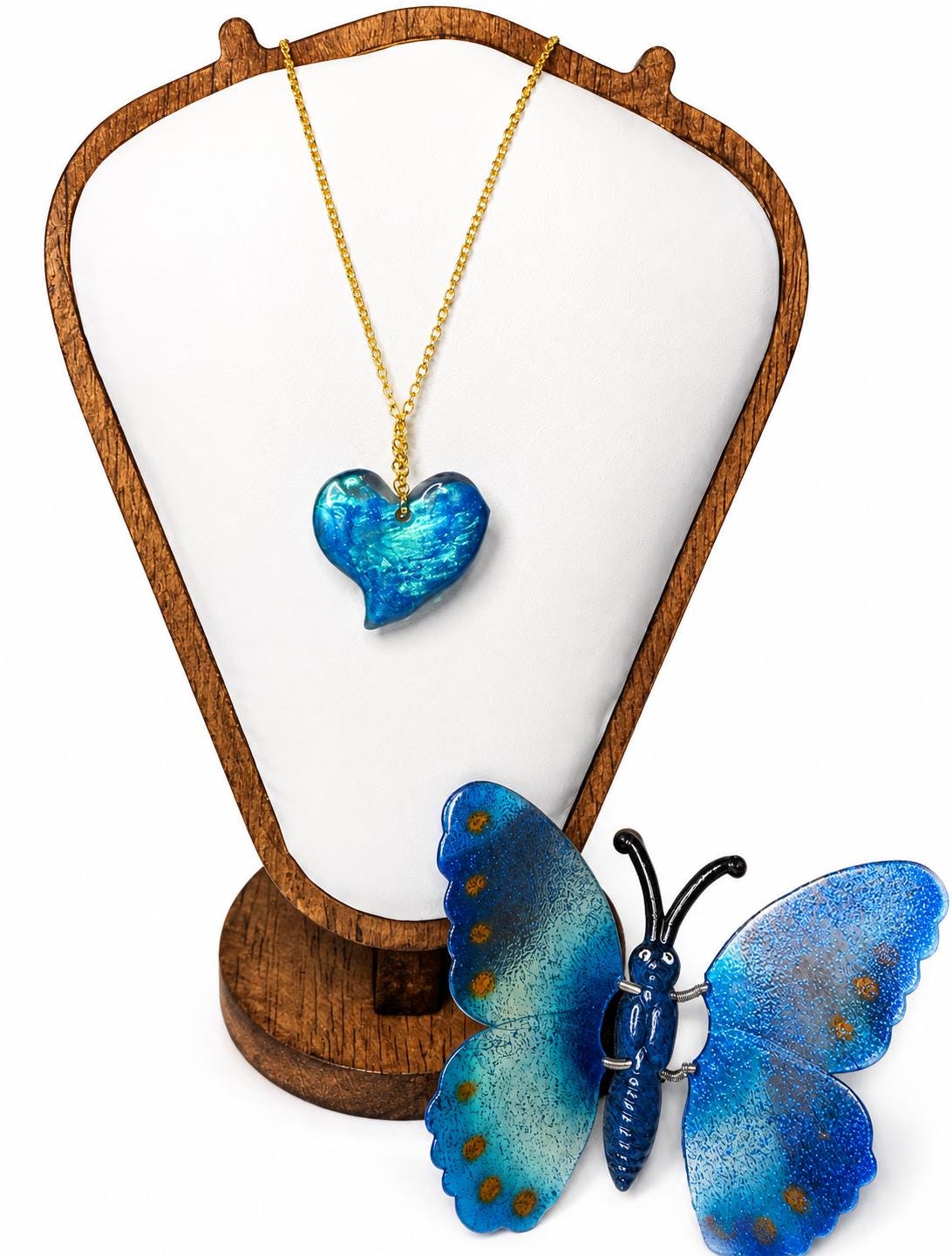 BLUE HEART PENDANT