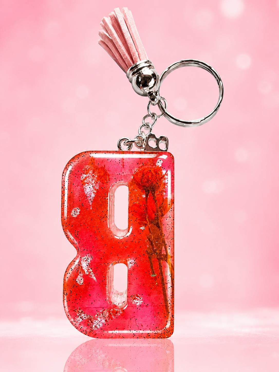 KEYCHAIN, HANDMADE RESIN