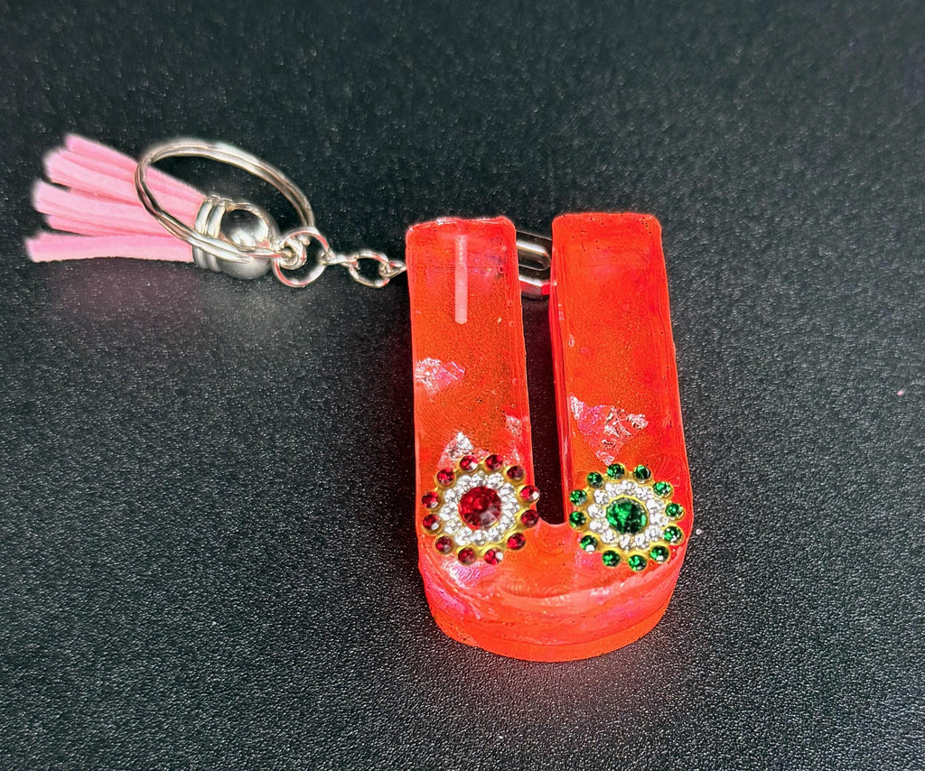 KEY RINGS LETTER U