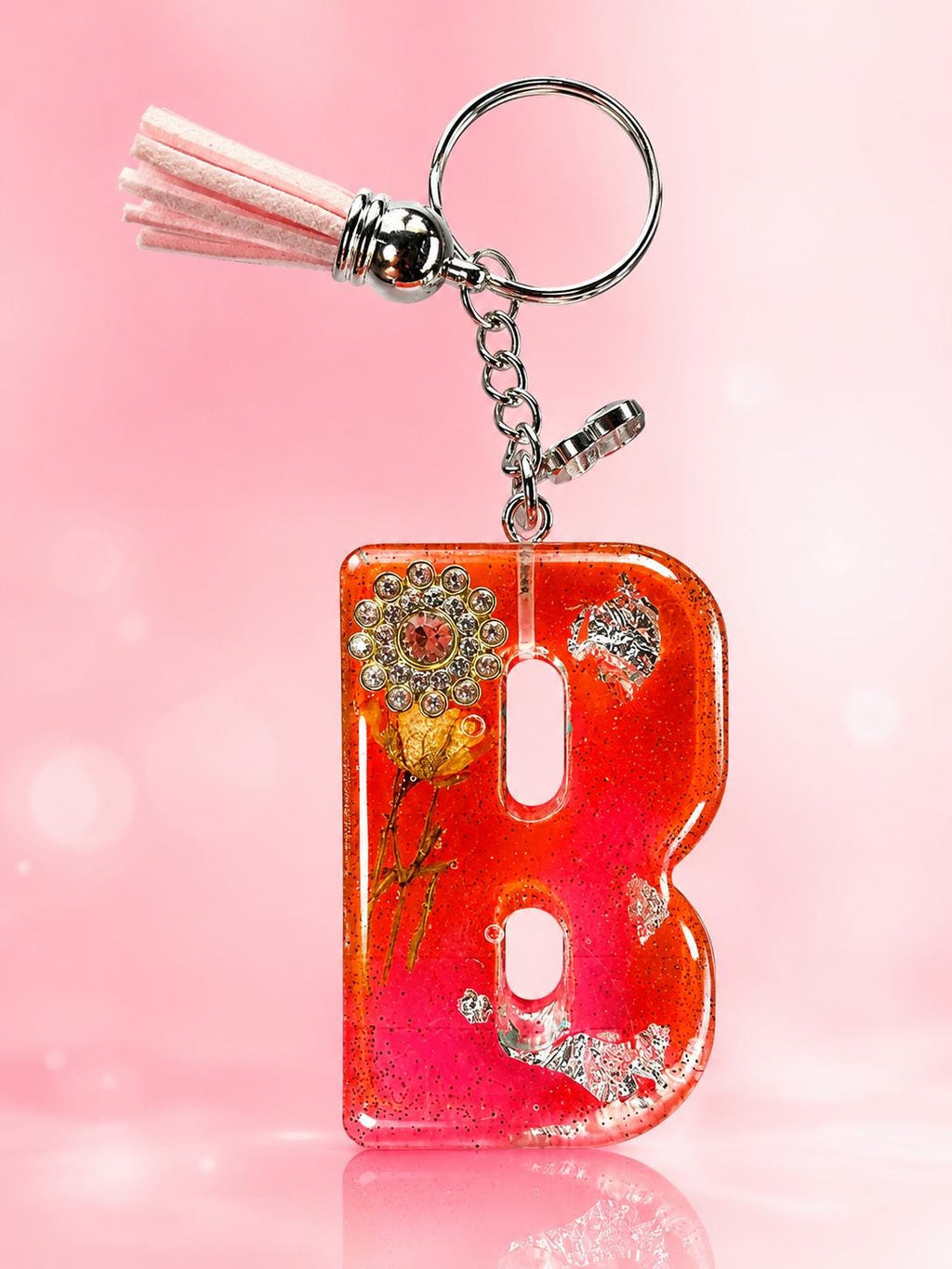 KEYCHAIN, HANDMADE RESIN