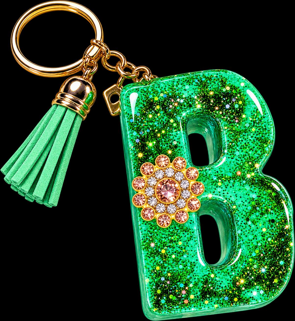 KEY RINGS LETTER B